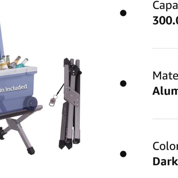 Folding Cooler Stand with Carry Bag, Anti-Slip for Camping Hiking BBQ Cooking - Picture 7 of 8